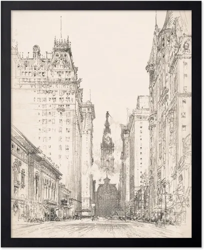 Miniatura 80 de Poster Master Impresión de pintura vintage de árbol de Navidad, póster retro de vacaciones, arte de invierno, diseño abstracto melancólico de pared