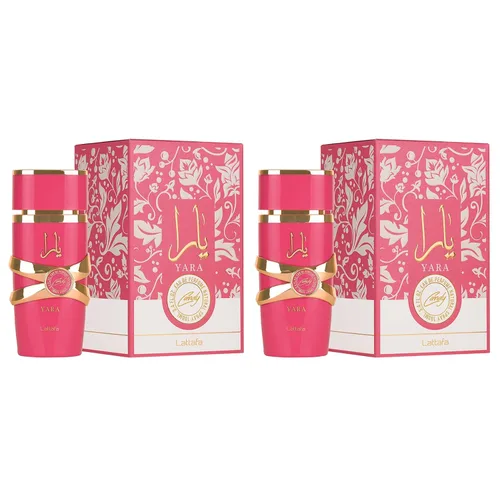 Miniatura 2 de Lattafa Yara Candy - Eau de Parfum en espray para mujer, 3.4 onzas (paquete de 2)