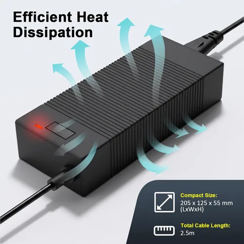 Miniatura 7 de Cargador de batería de litio de 24 V, adaptador de corriente universal de 29.4 V 2 A para batería de iones de litio 7S 24V con conector de CC
