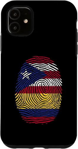 Miniatura 8 de Funda para iPhone 11 Pro Max Boricua y Colombia con huellas dactilares puertorriqueñas