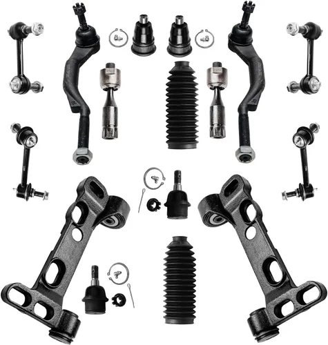 Miniatura 57 de Detroit Axle - Kit de suspensión frontal de 16 piezas para RWD Chrysler 300 Dodge Charger Challenger Magnum 6 brazos de control con rótulas 2