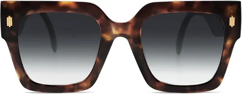 Miniatura 8 de SOJOS Gafas de sol cuadradas vintage de gran tamaño para mujer, estilo retro, de lujo, grandes, UV400 SJ2194