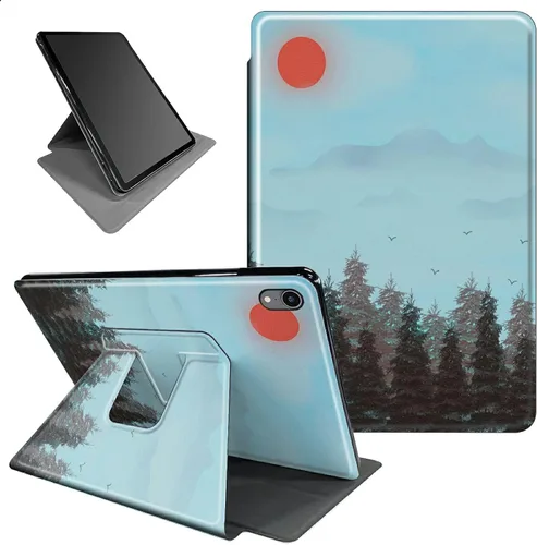 Miniatura 45 de Funda para iPad mini 6 para iPad mini 6ª generación 8.3 pulgadas 2021 360 grados giratorio soporte ligero cubierta inteligente protectora
