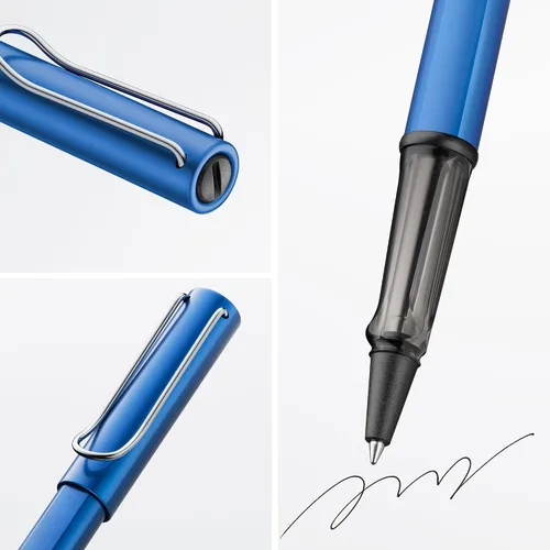 Miniatura 2 de Lamy AL-star oceanblue - Bolígrafo con mango ergonómico transparente y ancho de línea M - cuerpo ligero de aluminio - incluye recarga de bola M 63
