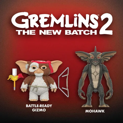 Miniatura 2 de Super7 Figuras de Reacción de Gremlins - Gizmo (Tarjeta de Personaje Listo para la Batalla) Figura de Acción