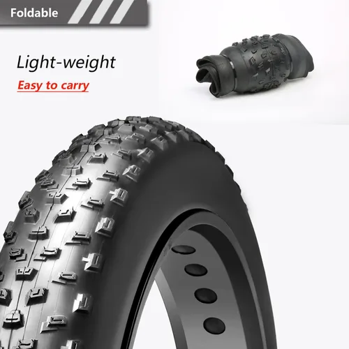 Miniatura 3 de 20x4.0/26x4.0 pulgadas Fat Bike Tire 60TPI para Bicicleta Eléctrica Fat Bicicleta Neumático 4.0 pulgadas Mountain Bike Tire