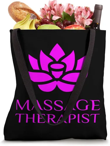 Miniatura 4 de Masaje Terapeuta Lotus Masseuse Masseur Holistic Flower Tote Bag
