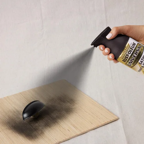 Miniatura 5 de Rust-Oleum 245197 Pintura en aerosol universal para todas las superficies, 12 onzas, negro satinado