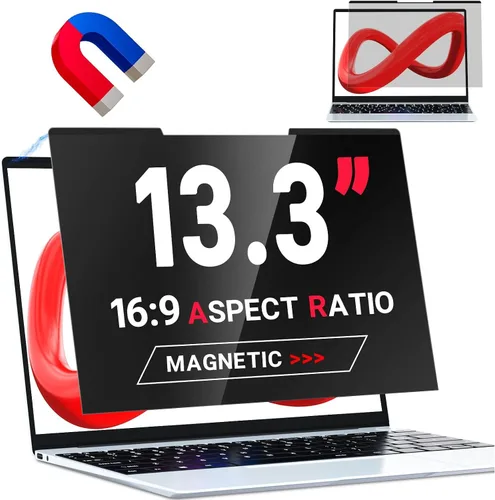 Miniatura 12 de ZOEGAA Pantalla de privacidad para MacBook Pro de 13 pulgadas (2012-2015), protector de pantalla de privacidad magnético extraíble anti luz azul