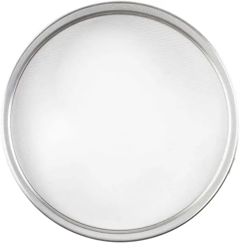Miniatura 7 de Tablecraft Colador de malla fina, 8 pulgadas, redondo, duradero, de acero inoxidable, tamizado, colado y polvo, agarre cómodo, hornear, herramienta