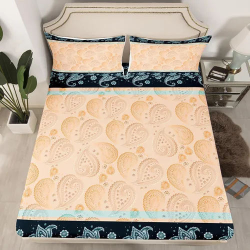 Miniatura 8 de Erosebridal Sábana bajera ajustable de moda de los años 90, tamaño individual para niños, adolescentes y adultos, sábanas de cama con cinta de radio