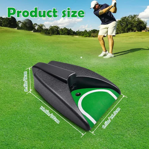 Miniatura 2 de Máquina de poner automática - Ayuda de entrenamiento con taza de golf de retorno automático para práctica en interiores/exteriores