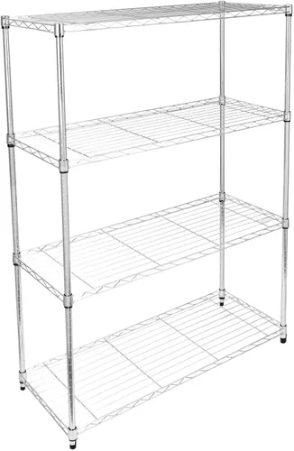 Miniatura 13 de Simple Deluxe Estantería de almacenamiento resistente de 4 niveles, 35.83 pulgadas de ancho x 13.98 pulgadas de profundidad x 55.91 pulgadas de Negro
