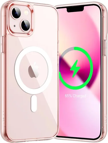 Miniatura 21 de JETech Funda magnética para iPhone 13 Pro Max de 6.7 pulgadas, compatible con carga inalámbrica MagSafe, a prueba de golpes, parte trasera Negro