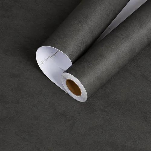 Papel tapiz de hormigón texturizado de 17.7 x 197 pulgadas, color gris, papel de contacto industrial autoadhesivo para encimera de cocina, armarios,