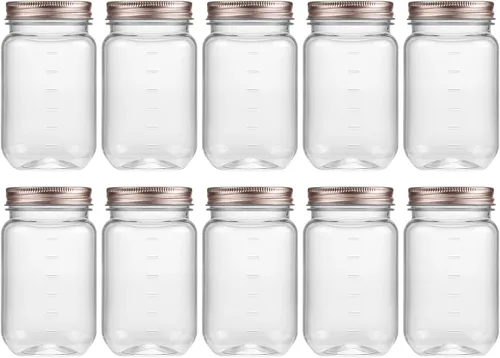 Miniatura 20 de Novelinks - Recipientes de plástico transparente (16 onzas)