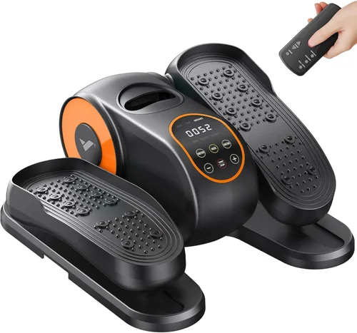 Miniatura 9 de MERACH Under Desk Elliptical Machine, Leg Exerciser While Sitting for Seniors with 12-Speeds & Remote Control, Quiet Portable Electric Seated Pedal