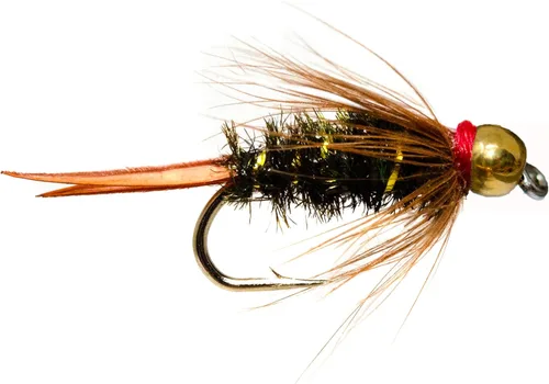 Miniatura 3 de Outdoor Planet Surtido de moscas de pesca con mosca de producción superior Seco, húmedo, ninfas, serpentinas, insectos lanudos, tolva, caddis 12