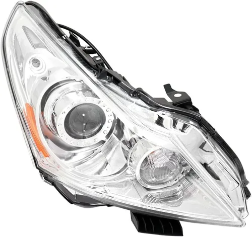 Miniatura 10 de Para Infiniti G37 2010 2011 2012 2013 lado del conductor de faros delanteros Base/viaje 4 puertas Reemplazo para IN2502140 26060-1NM0C