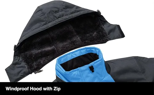 Miniatura 2 de MAGCOMSEN - Chaqueta de invierno para hombre, impermeable, abrigada, con forro polar y múltiples bolsillos
