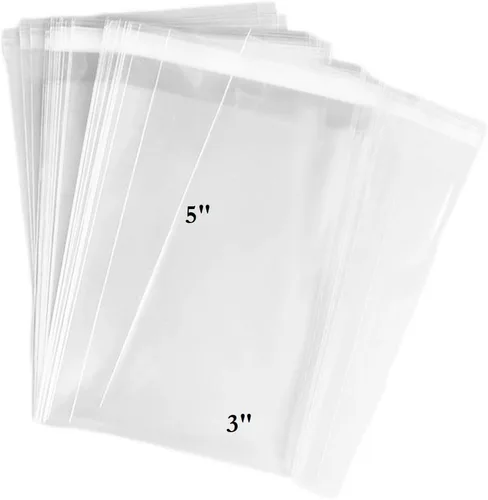 Miniatura 6 de 888 Display USA® - 100 bolsas ultra transparentes de 1.7 Mil para golosinas, panadería, vela, jabón, galletas con sello adhesivo