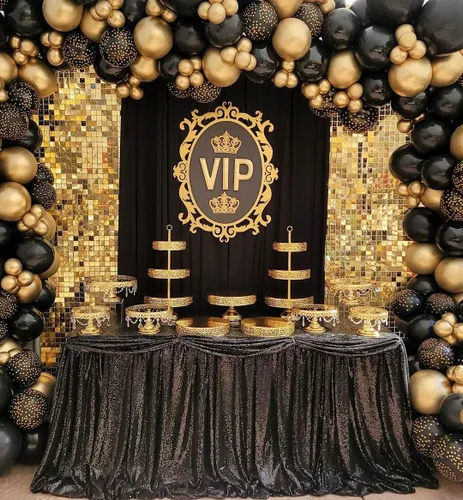 Miniatura 6 de LALAPORT Telón de fondo duradero sin costuras de 10 x 10 pies de 190 GSM para fiestas, bodas, baby shower, cumpleaños, graduación, decoración