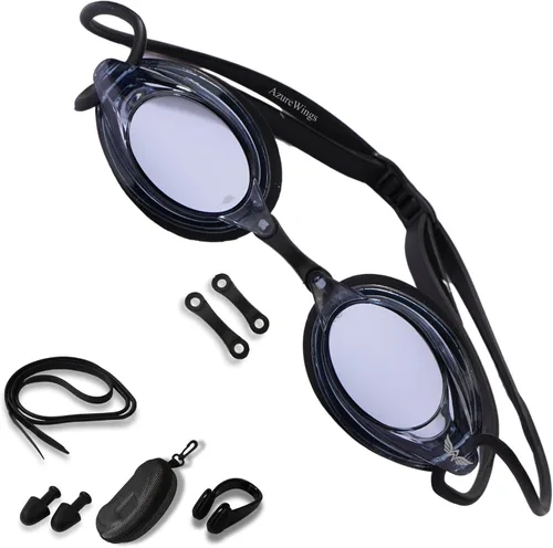 Miniatura 11 de Swim Goggles for Men Women – No Leak Anti-Fog UV HD Wide Vision, Racing & Swimming Goggles Black-Electroplate