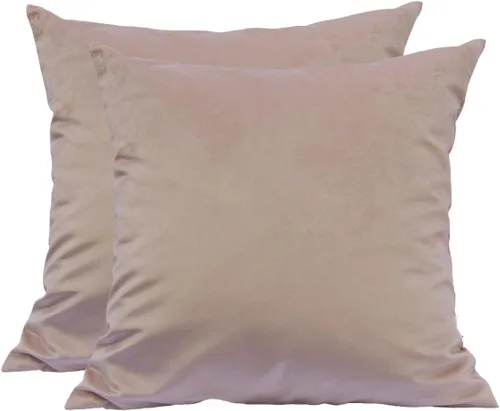 Miniatura 92 de TangDepot - Funda de almohada lisa de terciopelo, funda de cojín supersuave de lujo, muchas opciones de colores y tamaños
