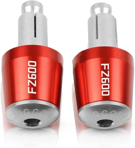 Miniatura 9 de Contrapeso 7/8 "0.866 in motocicleta manillar agarres extremo barra tapa tapa tapón para Yamaha FZ600 FZ 600 1987-1989 1988 12