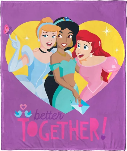 Miniatura 18 de Northwest Aladdin - Manta de seda táctil, 50 x 60 pulgadas, Aladdin y Jasmine