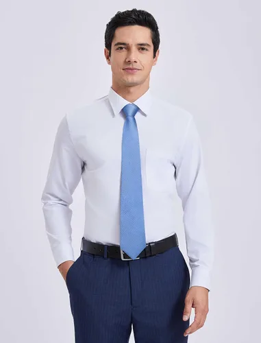 Miniatura 321 de HISDERN Conjunto de corbata a cuadros a cuadros pañuelo tejido clásico formal para hombre corbata y bolsillo cuadrado