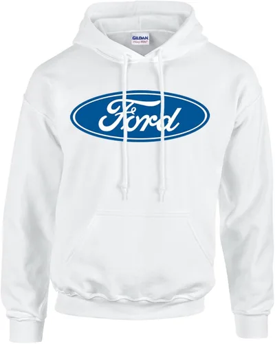 Ford - Sudadera con capucha ovalada con diseño de logotipo de Ford, MotorCompany, para entusiastas del automóvil, sudadera clásica retro