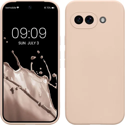 Miniatura 18 de kwmobile Funda compatible con Google Pixel 9 Pro - Funda protectora delgada de TPU para teléfono - Acabado mate suave - Negro mate