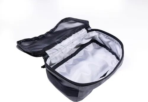 Miniatura 7 de VanEssential Cubo de embalaje con parte superior de malla transparente XS - Gris carbón