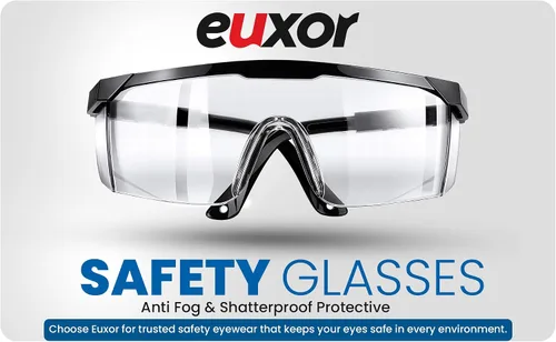 Miniatura 3 de Paquete de 3 gafas de seguridad antivaho y a prueba de roturas, ANSI Z87.1 y EN 166, resistentes a los rayos UV, gafas de seguridad, marco ancho