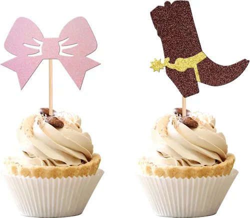 Miniatura 15 de 40 PIEZAS Oh Baby Cupcake Toppers Cisne Chupete Mameluco Carrito de Bebé Oso Niña Cupcake Picks Es un Niño Decoraciones de Baby Shower para Niños
