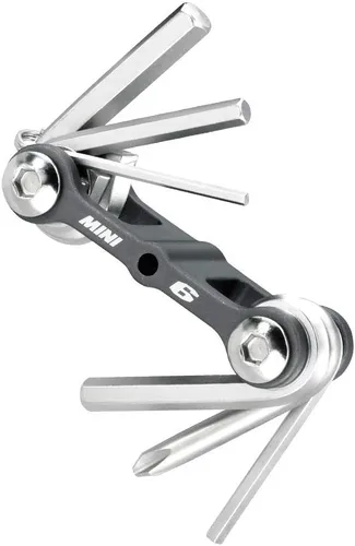 Topeak Mini 6 herramientas plegables (2.6 x 1.1 x 0.7 pulgadas), color negro