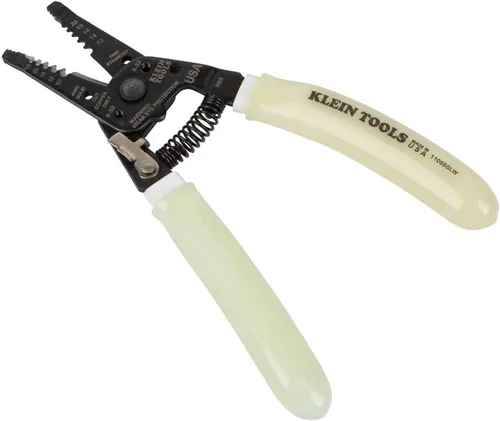 Miniatura 10 de Klein Tools 11055GLW Pelacables/cortador, fabricado en Estados Unidos, pelador/cortador Klein-Kurve, sólido de 10-18 AWG, cable trenzado de 12-20