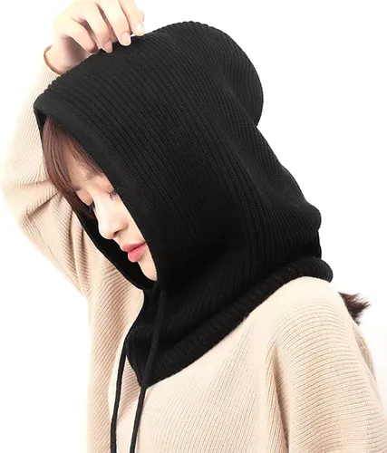 Miniatura 6 de Pasamontañas con cordón, polaina de cuello de invierno, máscara de esquí, bufanda para esquiar