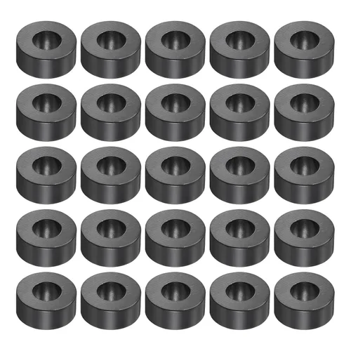 Miniatura 17 de YOKIVE 300 Pcs Black Round Spacer, Not Threaded Washers with High Insulation Effect, Keep Height Consistent, Great for M3 Screws (ABS, 3.2mmx7mmx2mm)