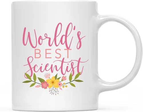 Miniatura 46 de Andaz Press Taza de café de 11 oz, regalo de broma de la mejor abbuela del mundo, diseño floral, paquete de 1