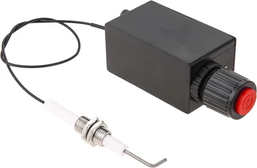 Kit de encendido con botón de presión Hicello para quemador de gas de fosa de fuego, reemplazo de encendedor de parrilla con cable de encendido de