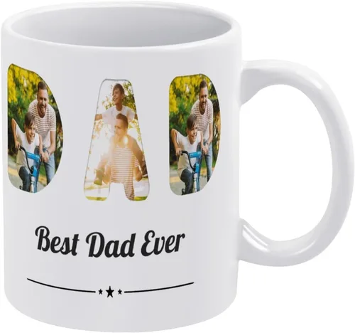 Regalos para papá, esposo, él, de hija, hijo, niños, esposa, taza personalizada, para Navidad, cumpleaños, regalos de aniversario para PaPa,