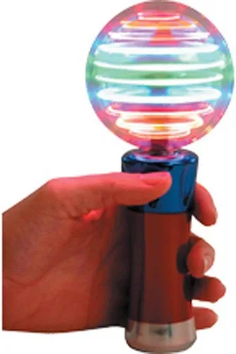 Miniatura 4 de Varita giratoria intermitente de meteorito con luz LED, patrón de cambio de bola mágica, novedoso, orbe sensorial, recuerdo de fiesta, necesidades
