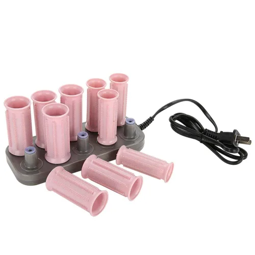 Miniatura 3 de 10 rodillos de pelo con calefacción, recargables, rizadores eléctricos profesionales, herramienta de peinado del cabello, fácil de operar