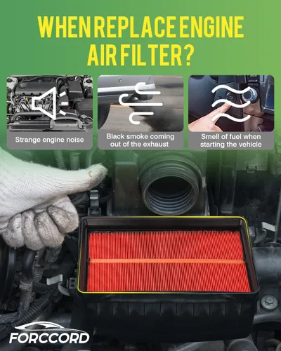 Miniatura 6 de Paquete de 2 Filtros de Aire para Motor Compatible con Volkswagen Atlas 2025-18 2.0L 3.6L, 2025-20 Atlas Cross Sport 2.0L 3.6L Reemplazo de Filtro