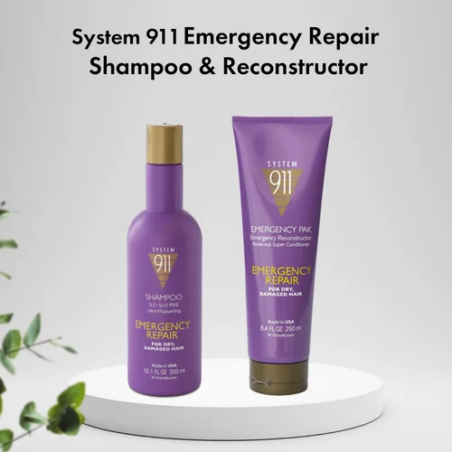 Miniatura 2 de Hayashi System 911 Shampoo 10.1oz & Emergency Pak 8.4oz "Set