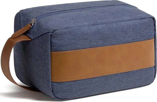 Miniatura 9 de Vorspack Neceser para hombre – Bolsa de viaje resistente al agua para artículos de tocador, accesorios, artículos esenciales de viaje, regalos, Negro