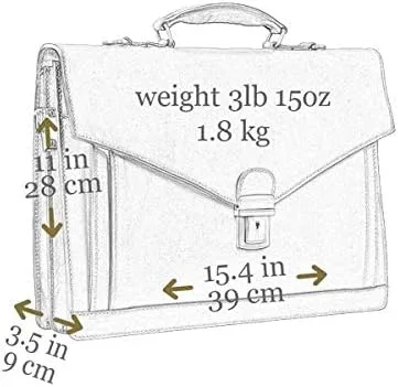 Miniatura 8 de Time Resistance Maletín de cuero para hombre, hecho a mano, bolsa italiana para laptop, funda elegante naranja marrón