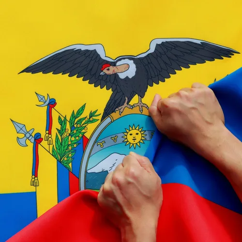 Miniatura 8 de Anley Fly Breeze - Bandera de Ecuador de 3 x 5 pies, color vivo y a prueba de decoloración, cabecera de lona y doble costura, banderas nacionales